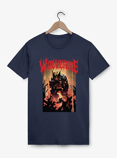Marvel X-Men Comics Wolverine Wounded Animal T-Shirt