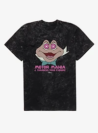 Disney Ichabod And Mr Toad Motor Mania Crazy Eyes Mineral Wash T-Shirt