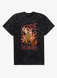 Disney Pixar Toy Story 4 Jessie Call Me Sheriff Mineral Wash T-Shirt
