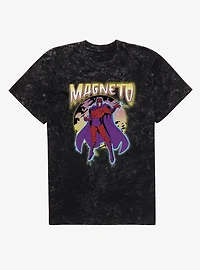 Marvel X-Men Comics Magneto Omniscient Mineral Wash T-Shirt