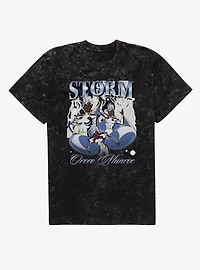 Marvel X-Men 97 Ororo Storm Munroe Collage Mineral Wash T-Shirt