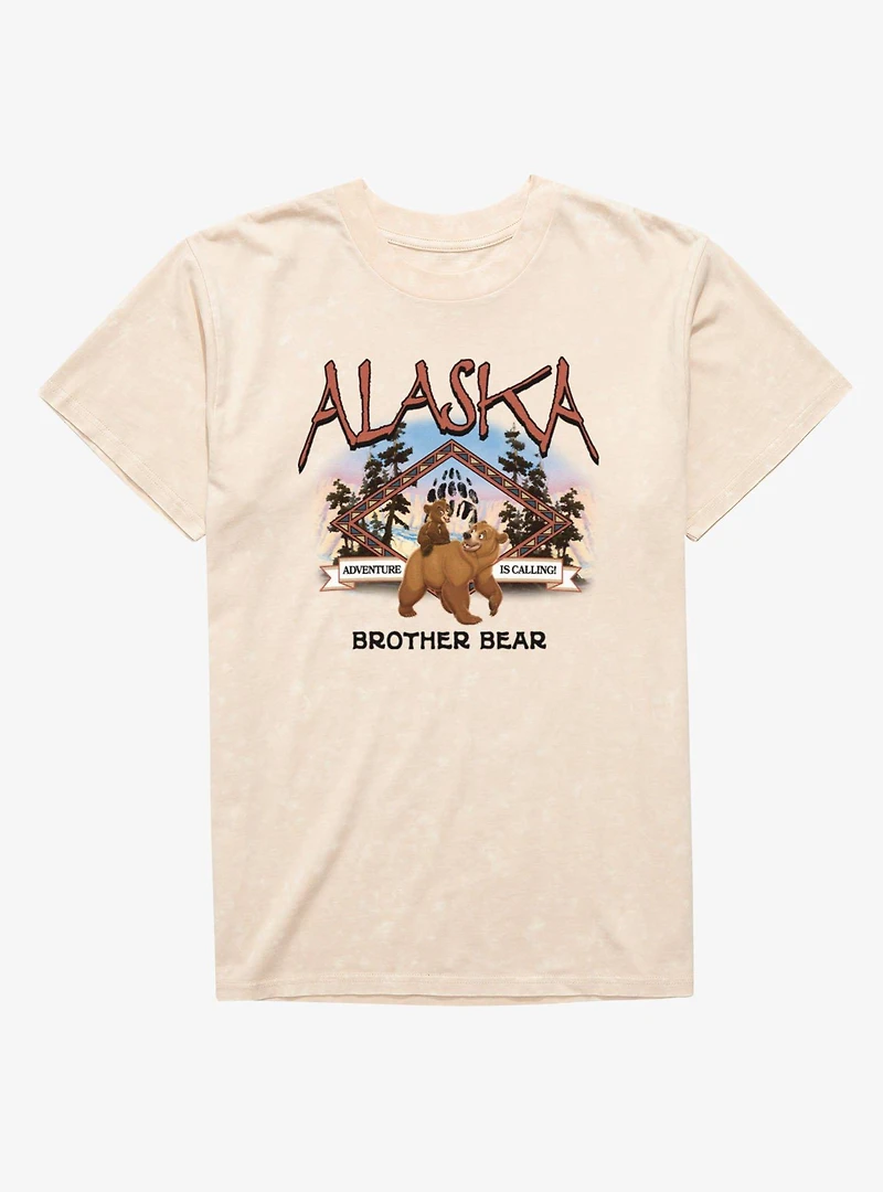 Disney Brother Bear Alaska Is Calling Mineral Wash T-Shirt