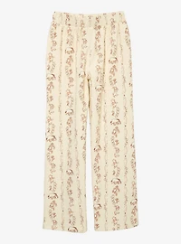 Disney Winnie the Pooh Characters Allover Print Waffle Knit Wide Leg Pants - BoxLunch Exclusive