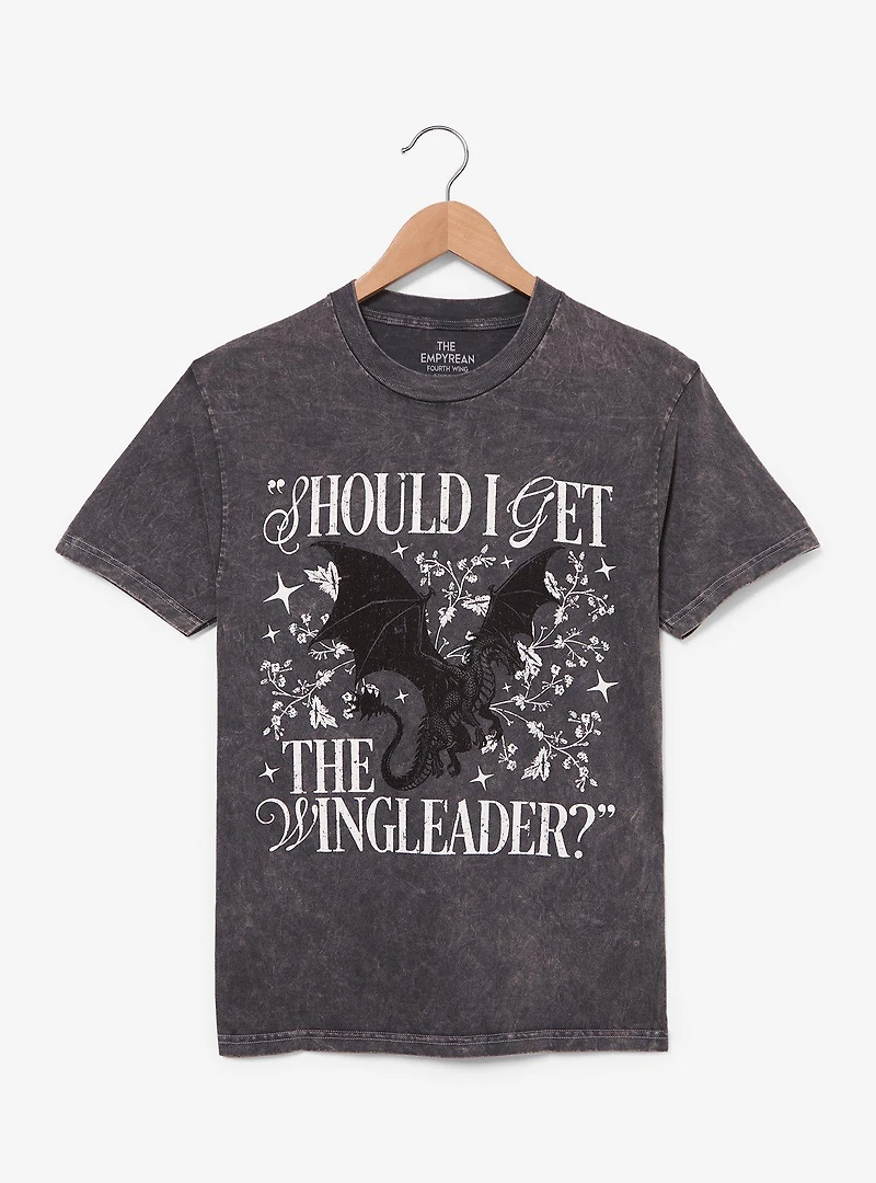 Fourth Wing Should I Get the Wingleader T-Shirt - BoxLunch Exclusive