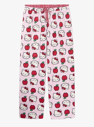 Sanrio Hello Kitty Apples Allover Print Women's Sleep Pants - BoxLunch Exclusive