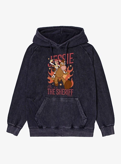 Disney Pixar Toy Story 4 Jessie Call Me Sheriff Mineral Wash Hoodie