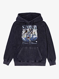 Marvel X-Men 97 Ororo Storm Munroe Collage Mineral Wash Hoodie