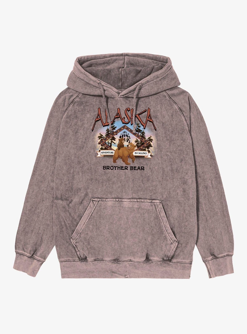 Disney Brother Bear Alaska Is Calling Mineral Wash Hoodie