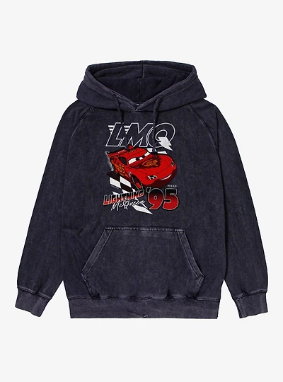 Disney Pixar Cars Lightning McQueen LMQ 148Mineral Wash Hoodie
