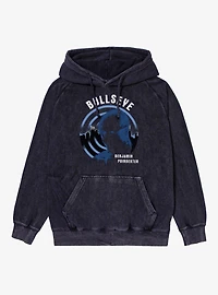 Marvel Daredevil Born Again Bullseye Blue Poindexter Mineral Wash Hoodie