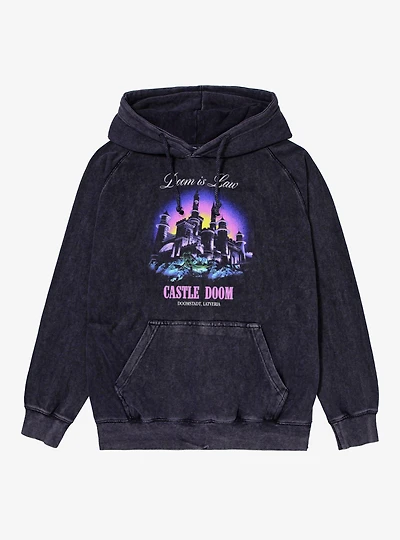 Marvel Comics Castle Doom Of Latveria Mineral Wash Hoodie