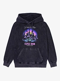 Marvel Comics Castle Doom Of Latveria Mineral Wash Hoodie