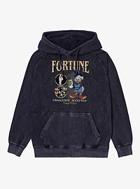 Disney Scrooge McDuck Fortune Accepted Mineral Wash Hoodie