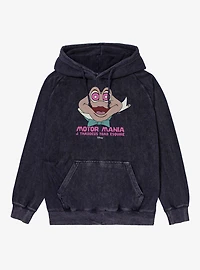 Disney Ichabod And Mr Toad Motor Mania Crazy Eyes Mineral Wash Hoodie