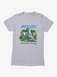 Disney Mickey And Friends Speed Style Goofy Racing Womens T-Shirt