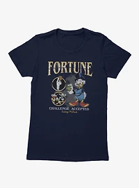 Disney Scrooge McDuck Fortune Accepted Womens T-Shirt