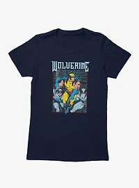 Marvel X-Men Comics Wolverine Mirror Smash Womens T-Shirt