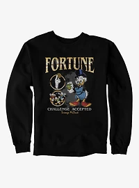 Disney Scrooge McDuck Fortune Accepted Sweatshirt