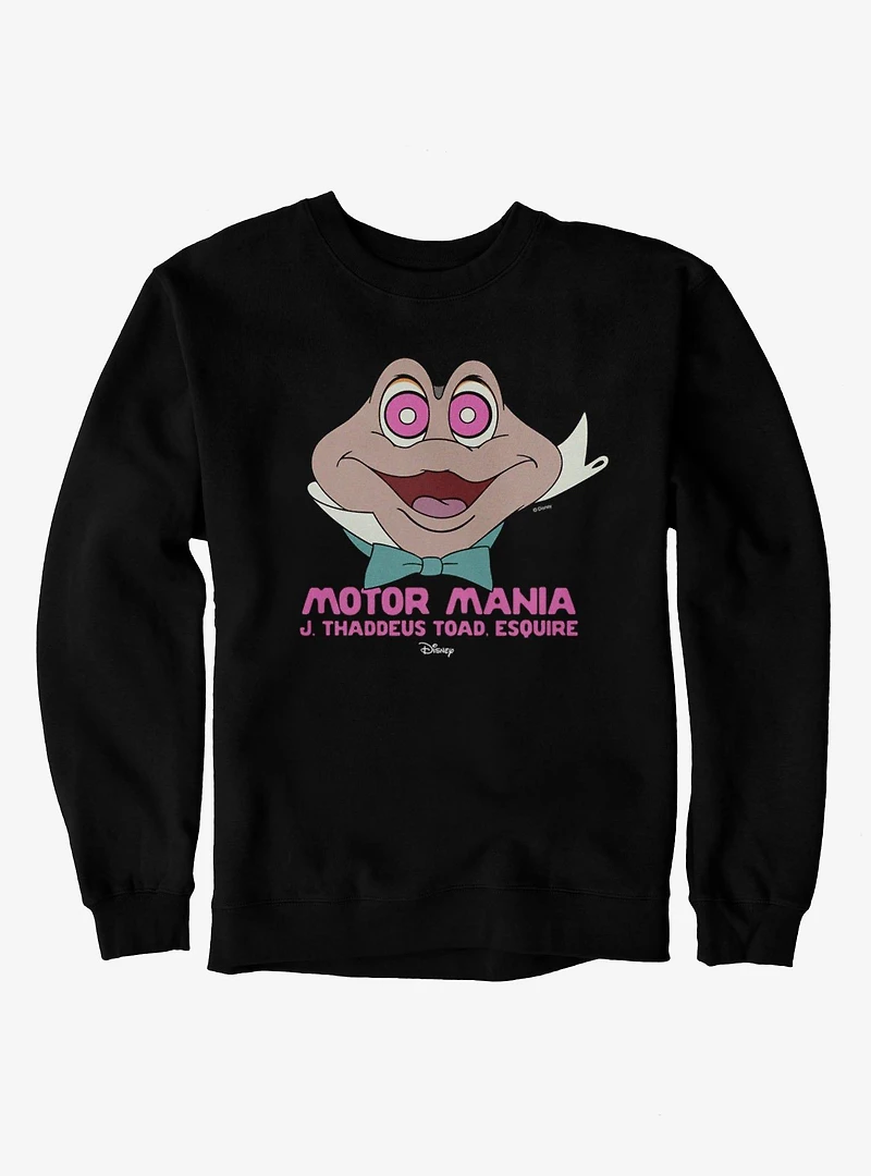 Disney Ichabod And Mr Toad Motor Mania Crazy Eyes Sweatshirt