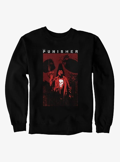 Marvel Punisher Angry Skull Poster Sweatshirt