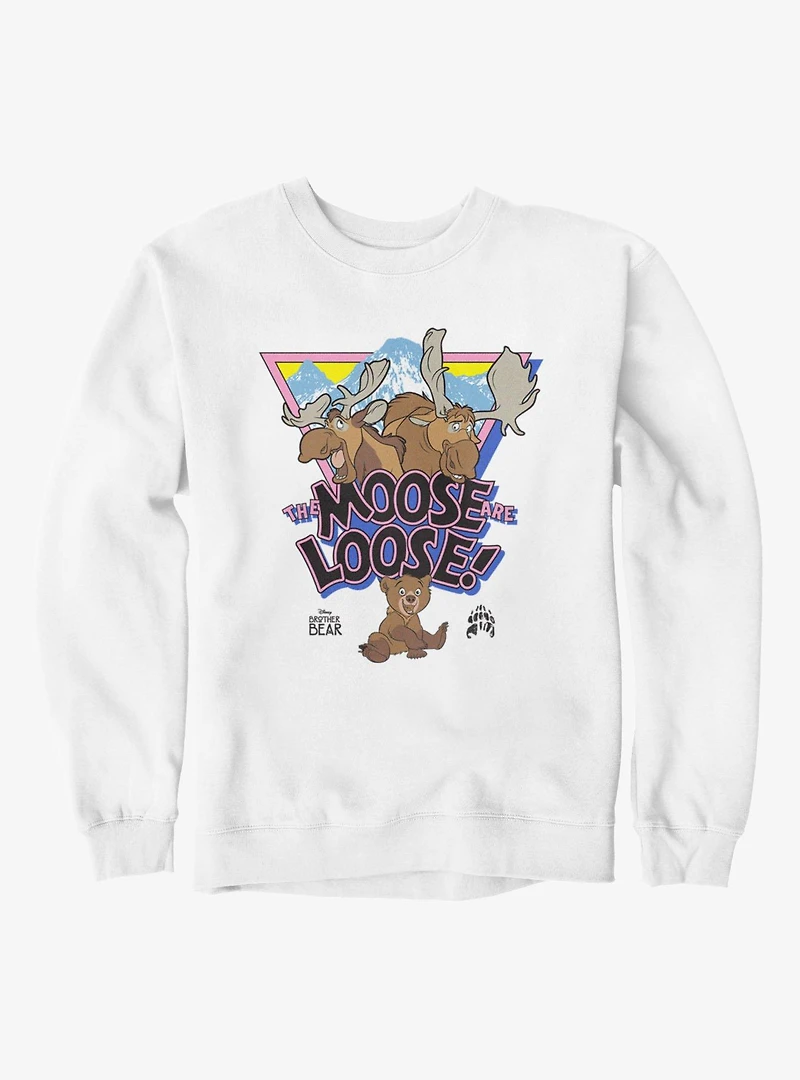 Disney Brother Bear Moose Loose Rutt Tuke Sweatshirt