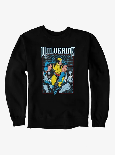 Marvel X-Men Comics Wolverine Mirror Smash Sweatshirt
