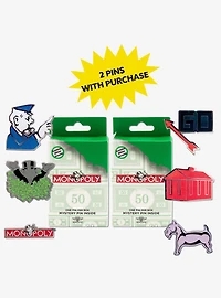 Monopoly Mystery Enamel Pin Blind Box Series 2 Pack