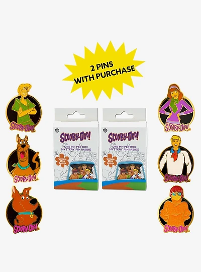 Scooby Doo Gang Mystery Enamel Pin Blind Box Series 2 Pack
