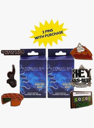 Supernatural Mystery Enamel Pin Blind Box Series 2 Pack