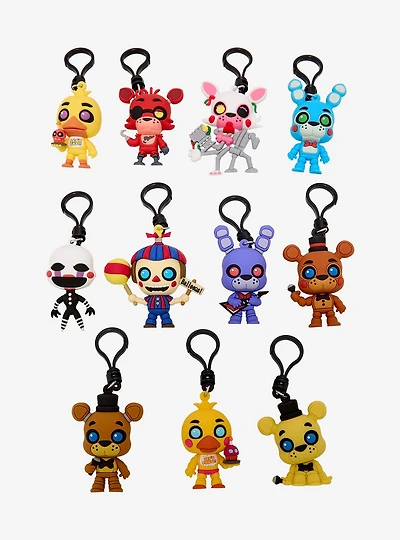 Five Nights at Freddy's Series 1 Blind Bag Figural Bag Clip