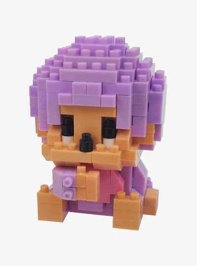 Nanoblock Monchhichi-Kun (Light Purple) Character Collection Series Model Kit