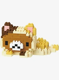 Nanoblock Rilakkuma Motto-Nonbiri-Neko Character Collection Series Model Kit