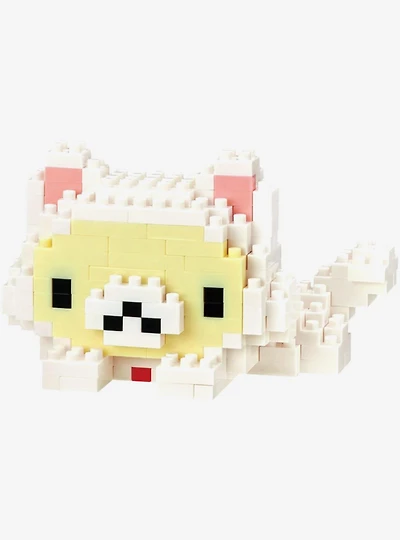 Nanoblock Korilakkuma Motto-Nonbiri-Neko Character Collection Series Model Kit