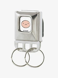 Adventure Time Finn Face Close Up Seatbelt Buckle Keychain