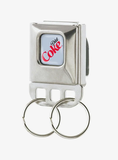 Coca-Cola Diet Coke Logo Seatbelt Buckle Keychain