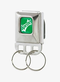 Coca-Cola Sprite Logo Seatbelt Buckle Keychain