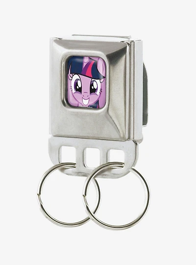 My Little Pony Twilight Sparkle Close Up Seatbelt Buckle Keychain