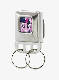 My Little Pony Twilight Sparkle Close Up Seatbelt Buckle Keychain