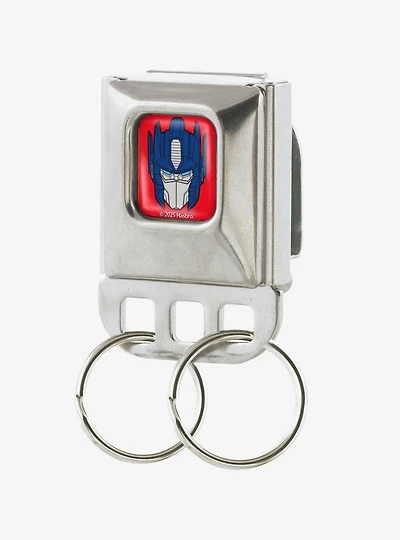 Transformers Optimus Prime Face Seatbelt Buckle Keychain