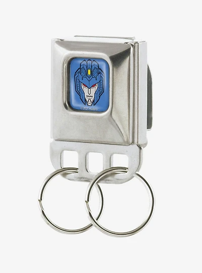 Transformers Starscream Face Seatbelt Buckle Keychain