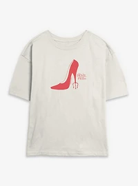 The Devil Wears Prada Red Heel Womens Skimmer T-Shirt