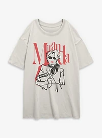 The Devil Wears Prada 2 Miranda Fashion Sketch Womens Oversized T-Shirt