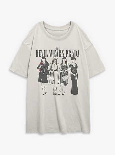 The Devil Wears Prada Andy's Fashion Looks Womens Oversized T-Shirt