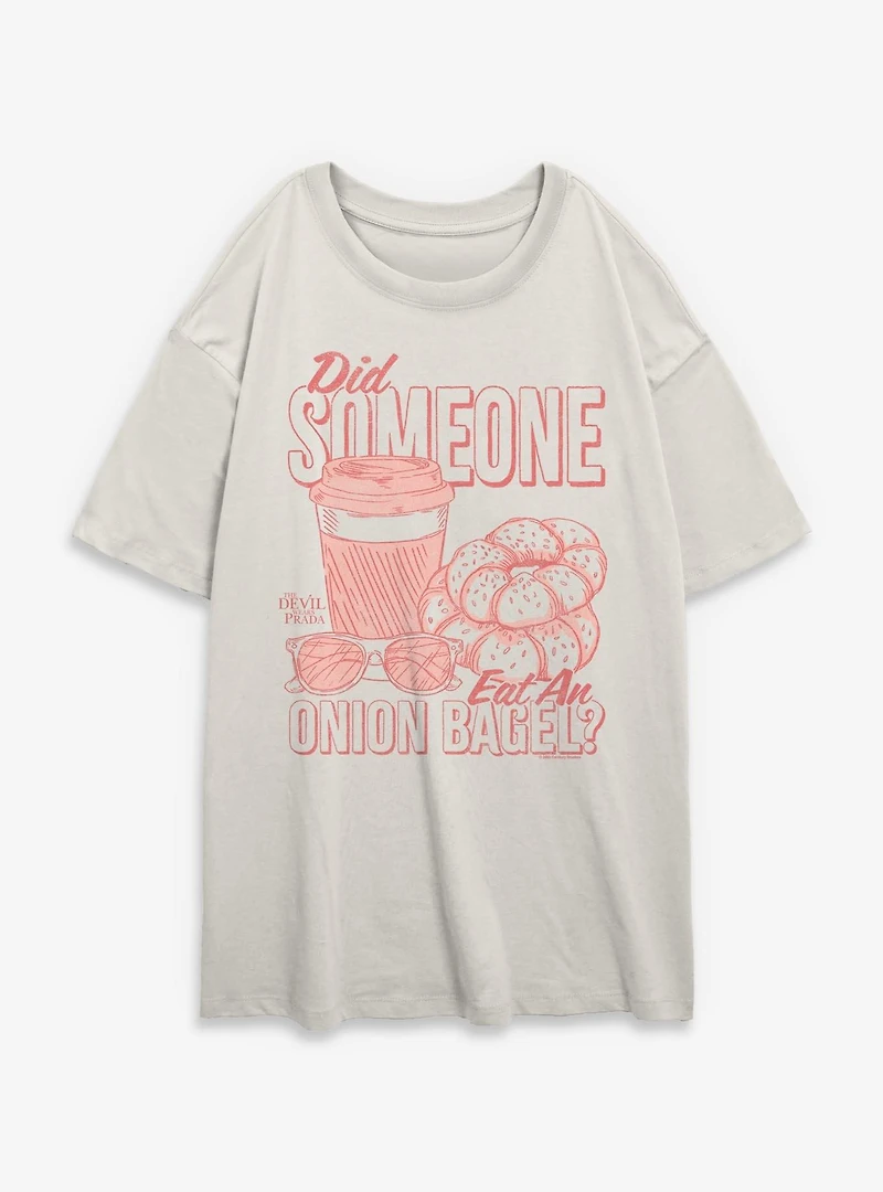 The Devil Wears Prada Onion Bagel Womens Oversized T-Shirt