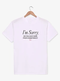 The Devil Wears Prada Do You Have Some Prior Commitment T-Shirt