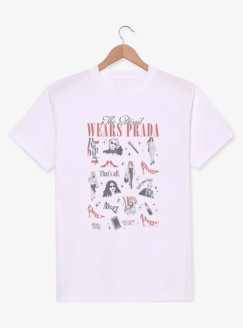 The Devil Wears Prada 2 Fashion Collage T-Shirt