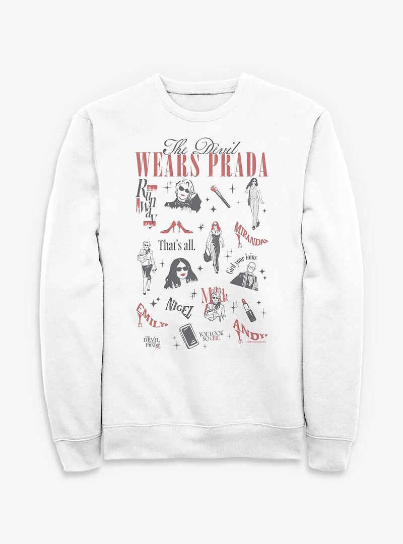 The Devil Wears Prada 2 Fashion Collage Sweatshirt
