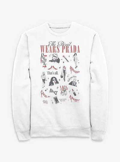 The Devil Wears Prada 2 Fashion Collage Sweatshirt