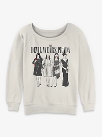 The Devil Wears Prada Andy's Fashion Looks Womens Slouchy Sweatshirt