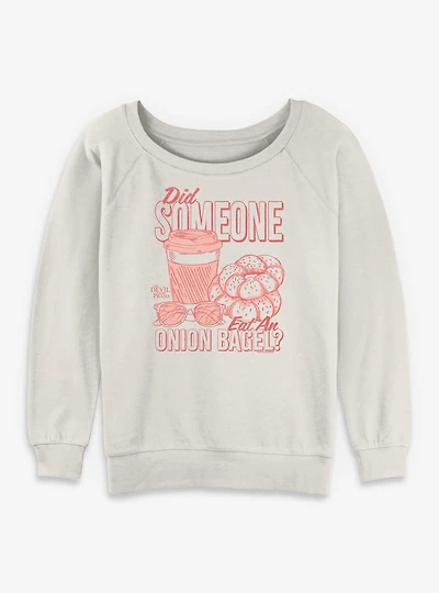 The Devil Wears Prada Onion Bagel Womens Slouchy Sweatshirt